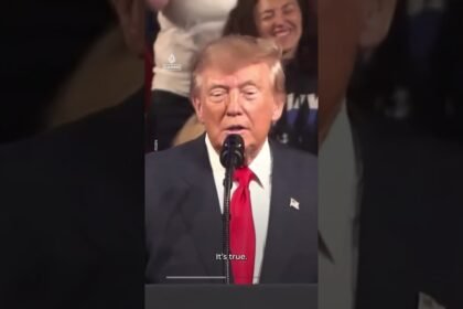 Trump’s brash remarks entertain crowd at midterm election rally in Tennessee | AJ #shorts