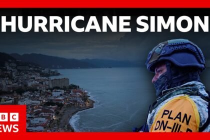 Hurricane Simon strengthens to Category 4 off Mexico coast | BBC News