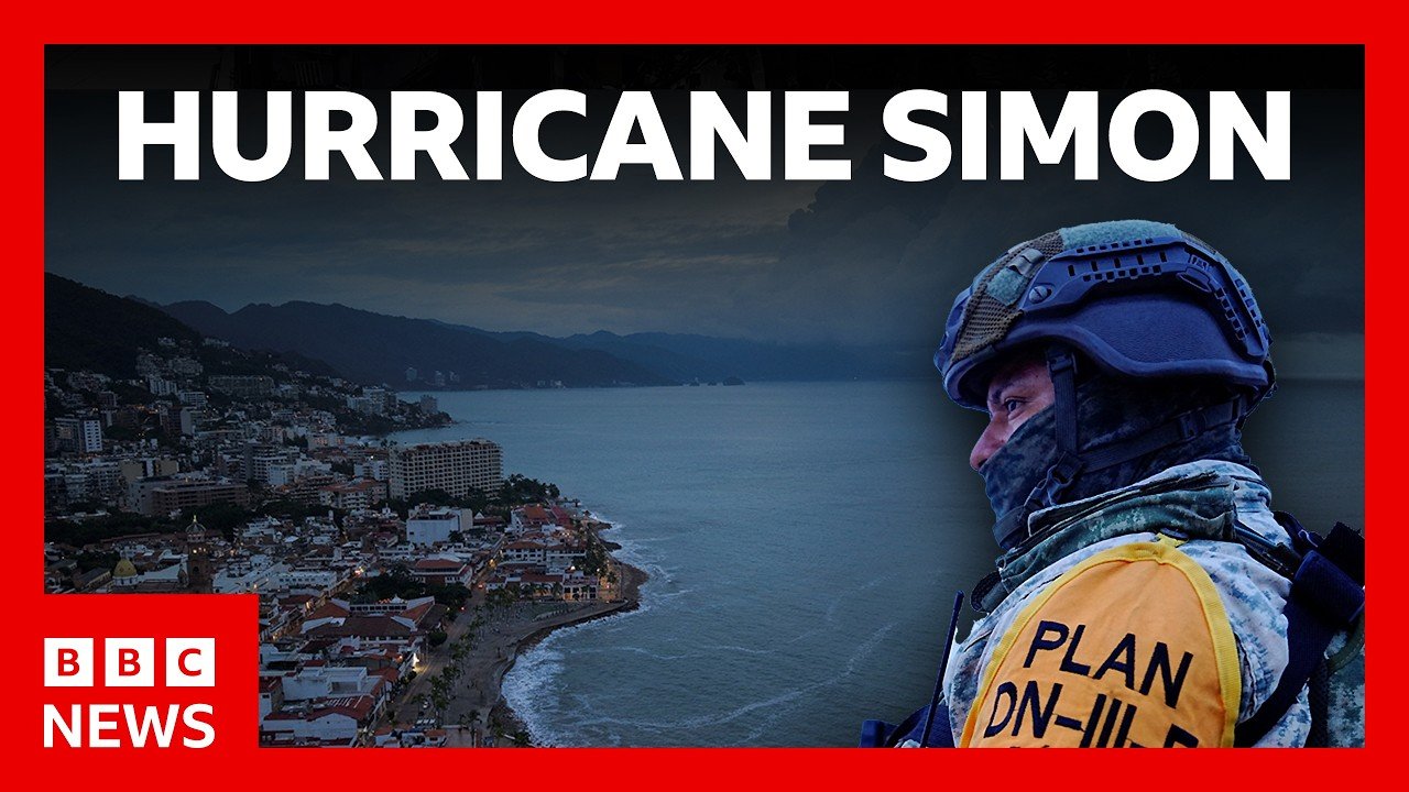 Hurricane Simon strengthens to Category 4 off Mexico coast | BBC News