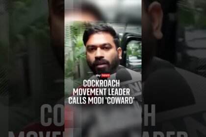 Cockroach movement leader in India calls Narendra Modi 'the biggest coward'