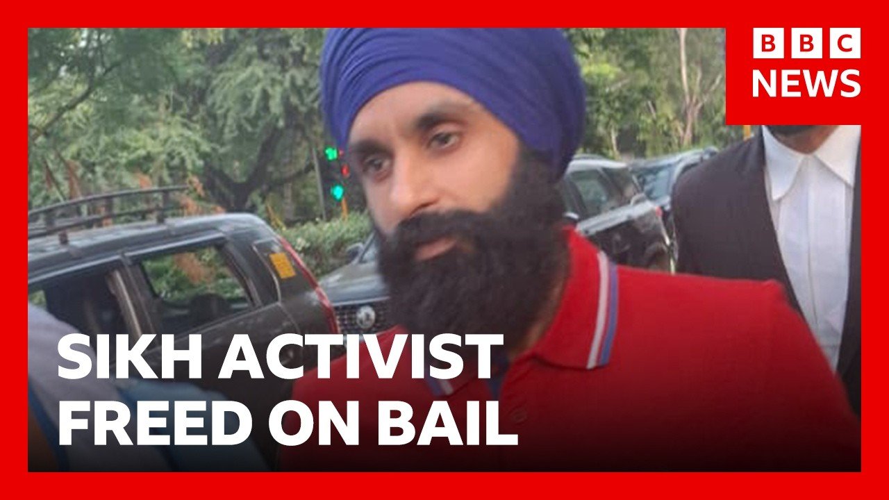 Scottish activist Jagtar Singh Johal freed after years in Indian prison | BBC News