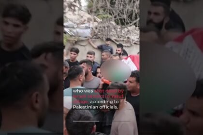 Funeral held for Palestinian man killed in the occupied West Bank