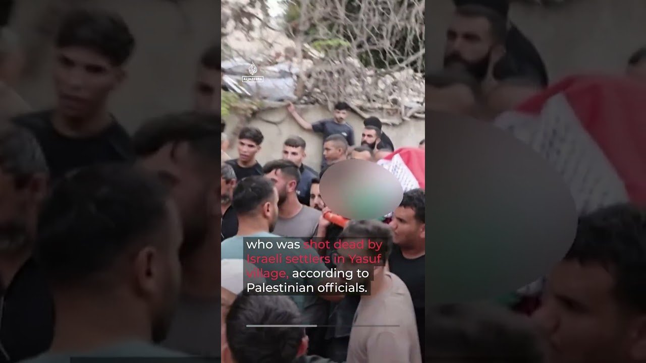 Funeral held for Palestinian man killed in the occupied West Bank