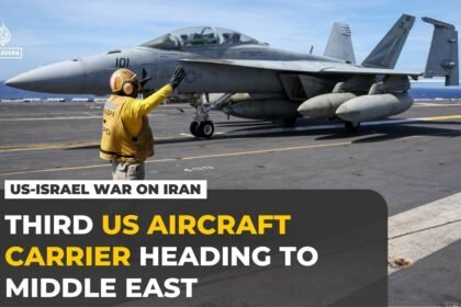 US aircraft carriers heading to Middle East to boost CENTCOM firepower