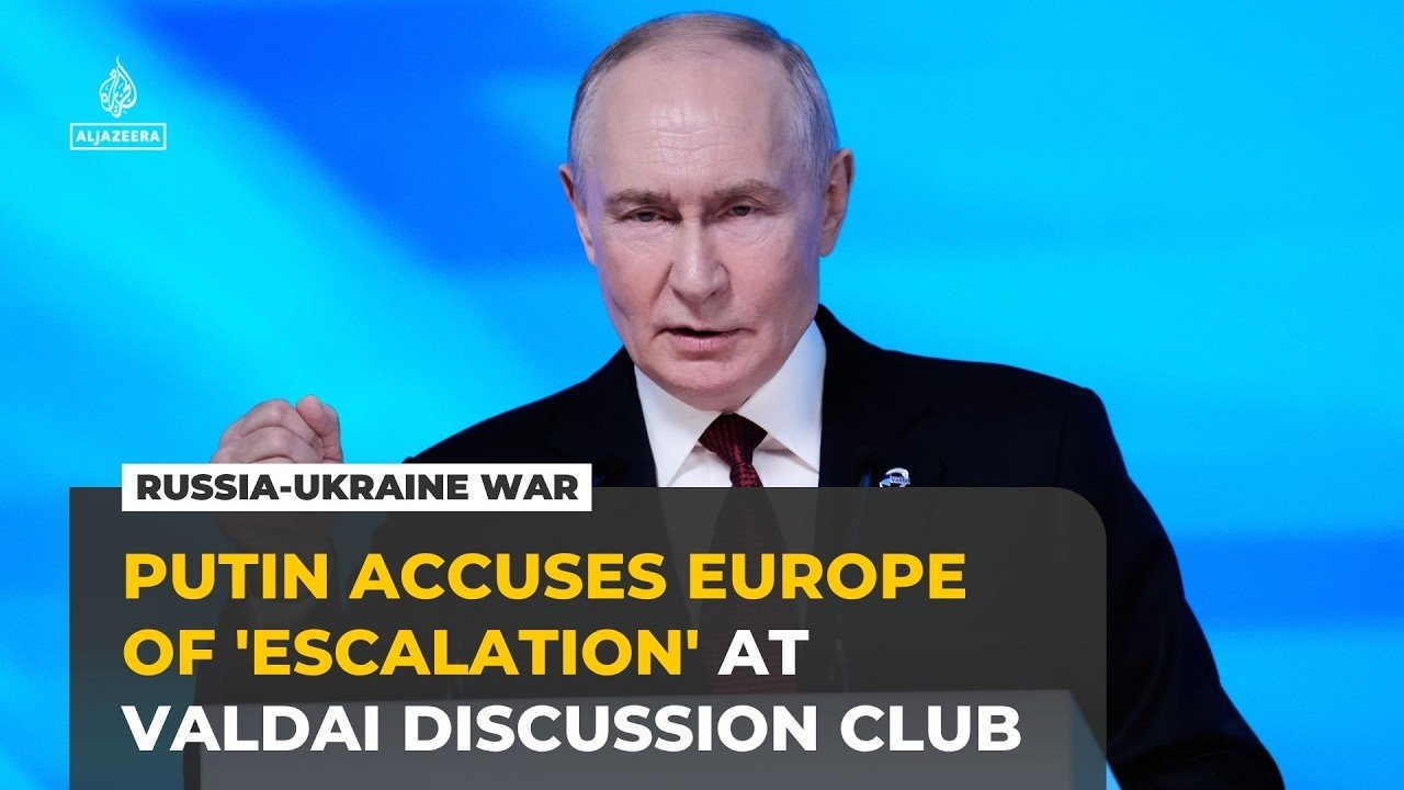 Putin accuses Europe of escalating tensions over Russia’s war on Ukraine