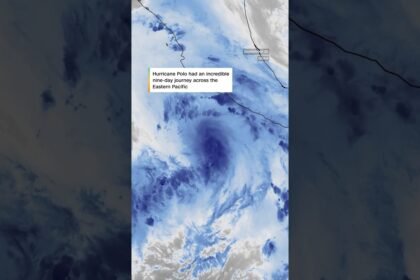 Hurricane Polo’s long, intense life