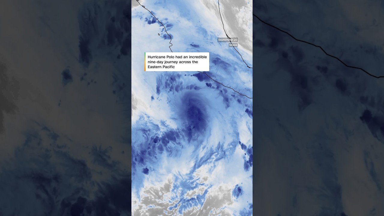 Hurricane Polo’s long, intense life