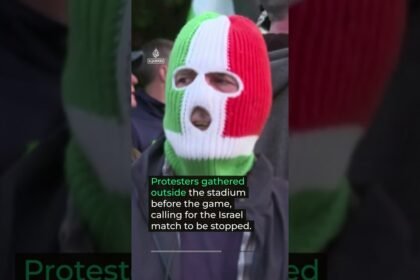 Protests disrupt Ireland football match with ‘Palestine tennis balls’ | #AJ shorts