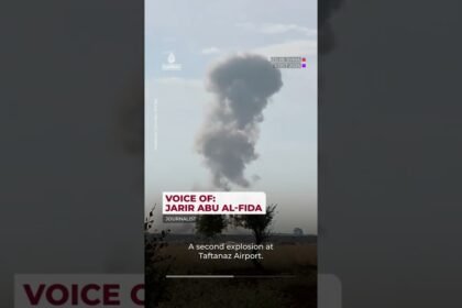Explosions reported near military airport in Syria’s Idlib province