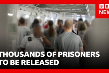 Why have hundreds of prisoners been released in England and Wales? | BBC News