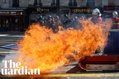 Fires burn as French students protest against lack of investment in education
