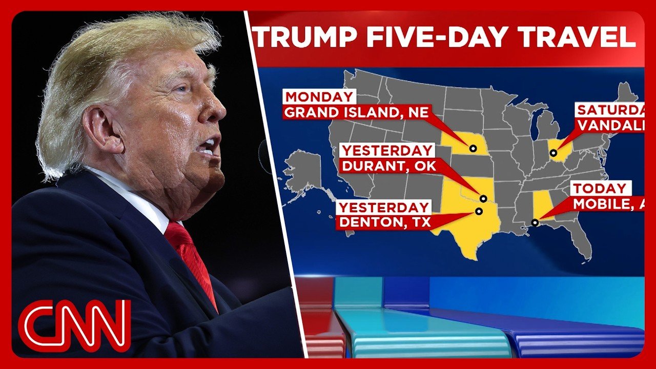 Trump campaigning in states GOP usually wins as midterms race tightens