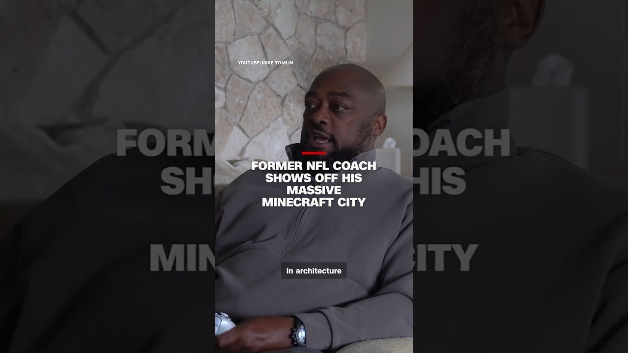 Mike Tomlin reveals his massive Minecraft city