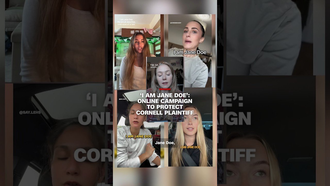 'I am Jane Doe': Online campaign to protect Cornell plaintiff