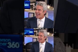 Andy Cohen crashed the 'Anderson Cooper 360' set