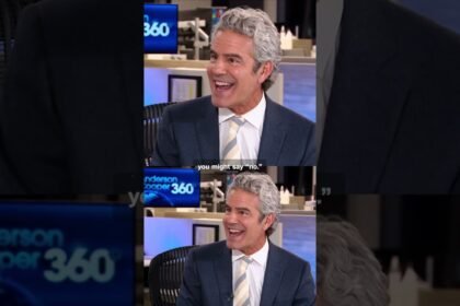 Andy Cohen crashed the 'Anderson Cooper 360' set
