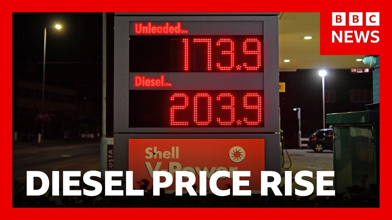 Why has UK diesel price hit an all time high? | BBC News