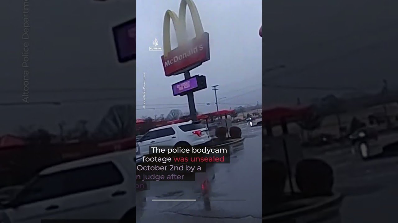 Police bodycam shows Luigi Mangione arrest at Pennsylvania McDonald’s | AJ #shorts