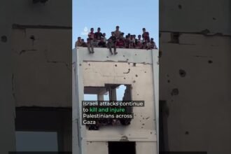 Palestinians gather for football amid Gaza’s ruins