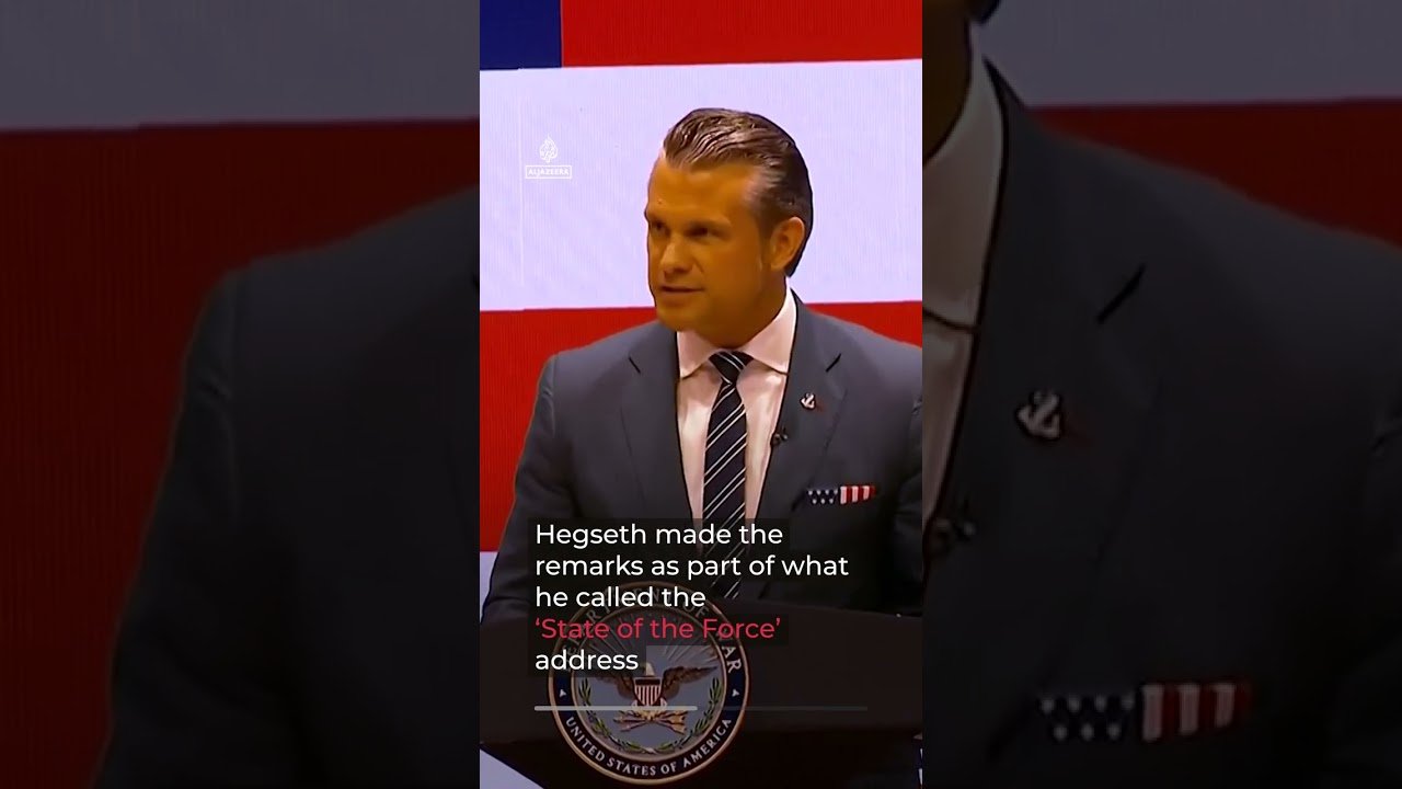 Hegseth announces 20% cut to US military commanders | AJ #shorts