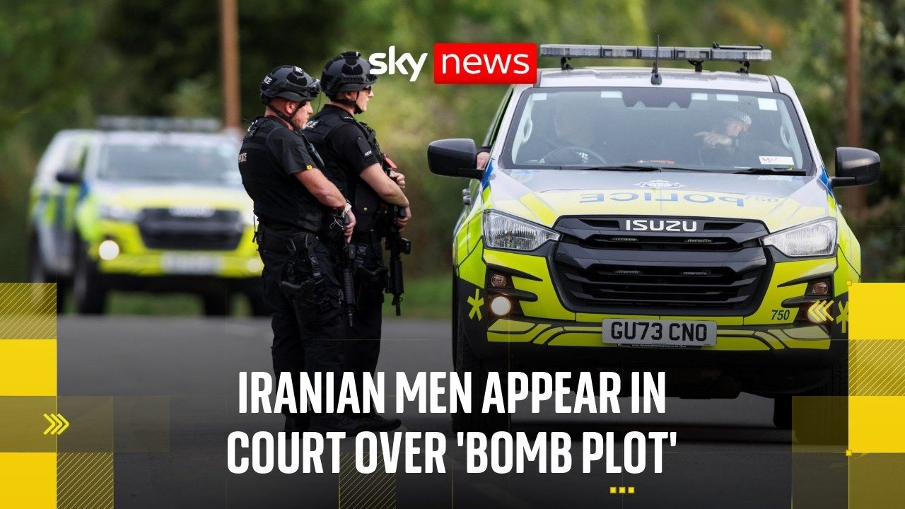 Two Iranian men appear in court over alleged bomb plot