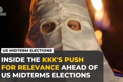 Ku Klux Klan leader claims support is rising ahead of US midterm elections