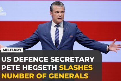 Hegseth cuts US generals and admirals by 20%, launches autonomous warfare command