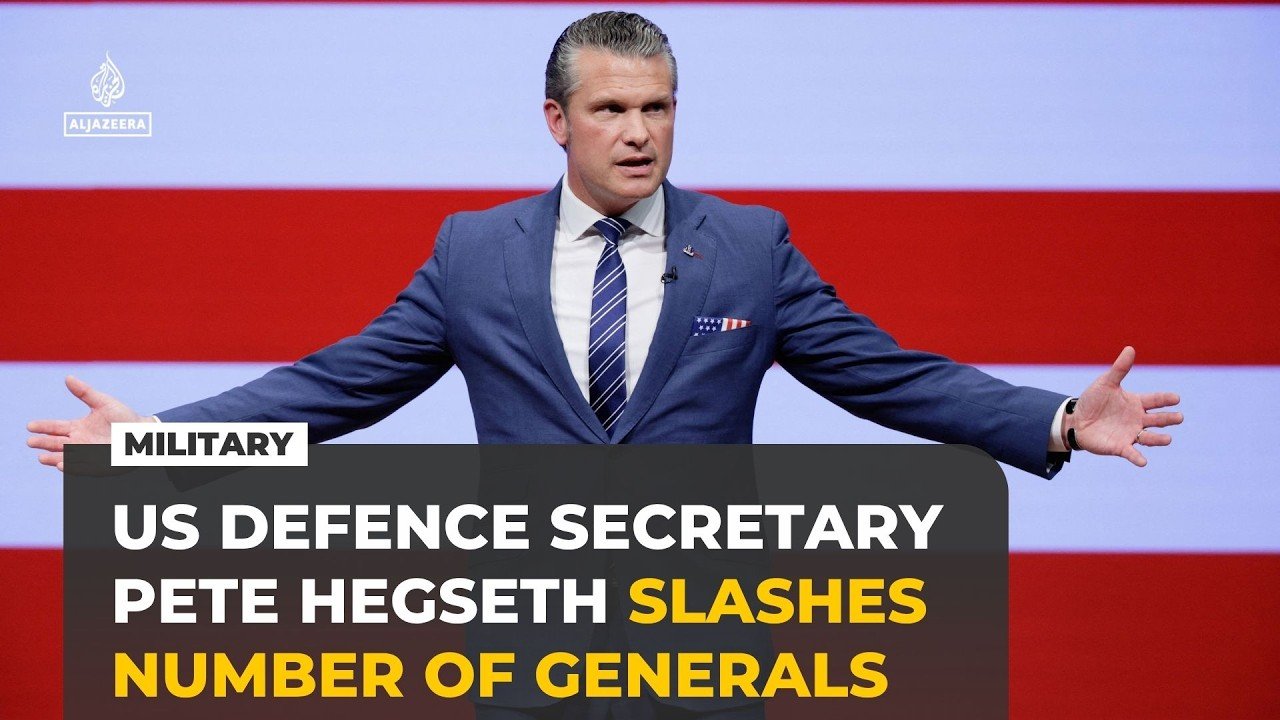 Hegseth cuts US generals and admirals by 20%, launches autonomous warfare command