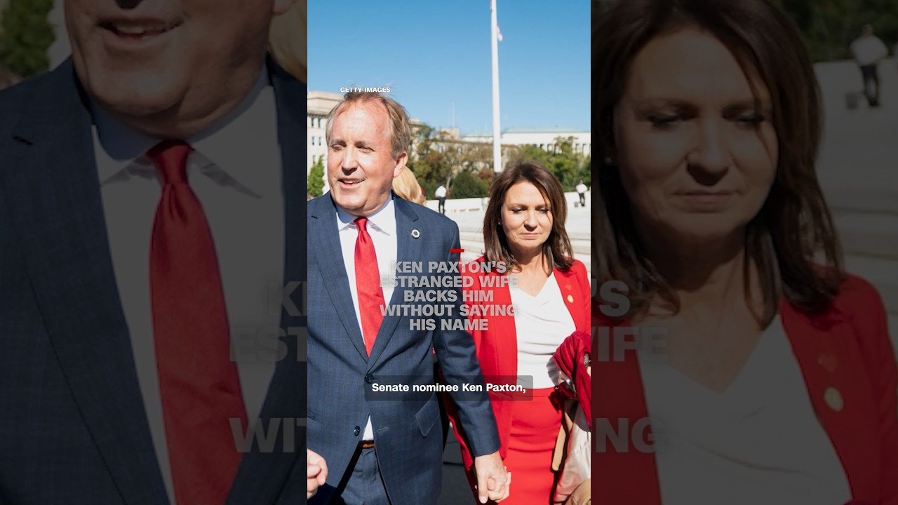 Ken Paxton’s estranged wife backs him without saying his name