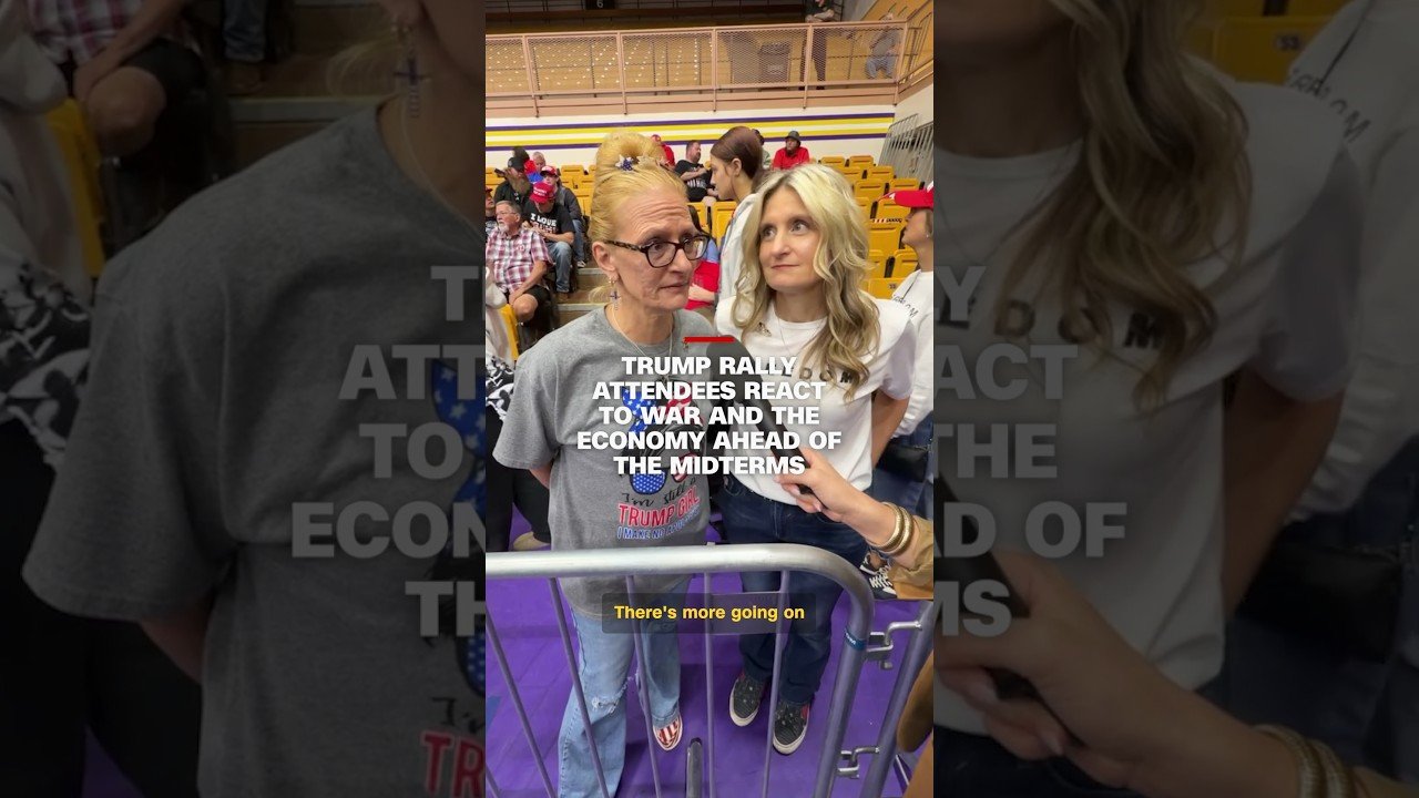 Trump rally attendees react to war and the economy ahead of the midterms