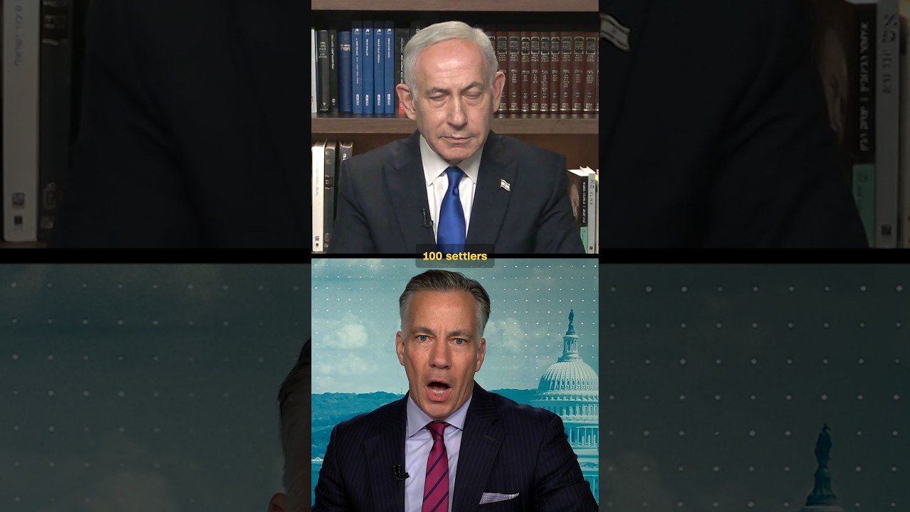 CNN presses Netanyahu about settler attacks in the occupied West Bank