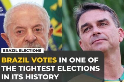 Lula and Flavio Bolsonaro face off in tightly contested Brazil election