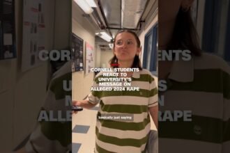 Cornell students react to university’s message on alleged 2024 rape