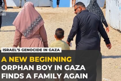Gaza orphan finds a family again after Israeli attack kills his own
