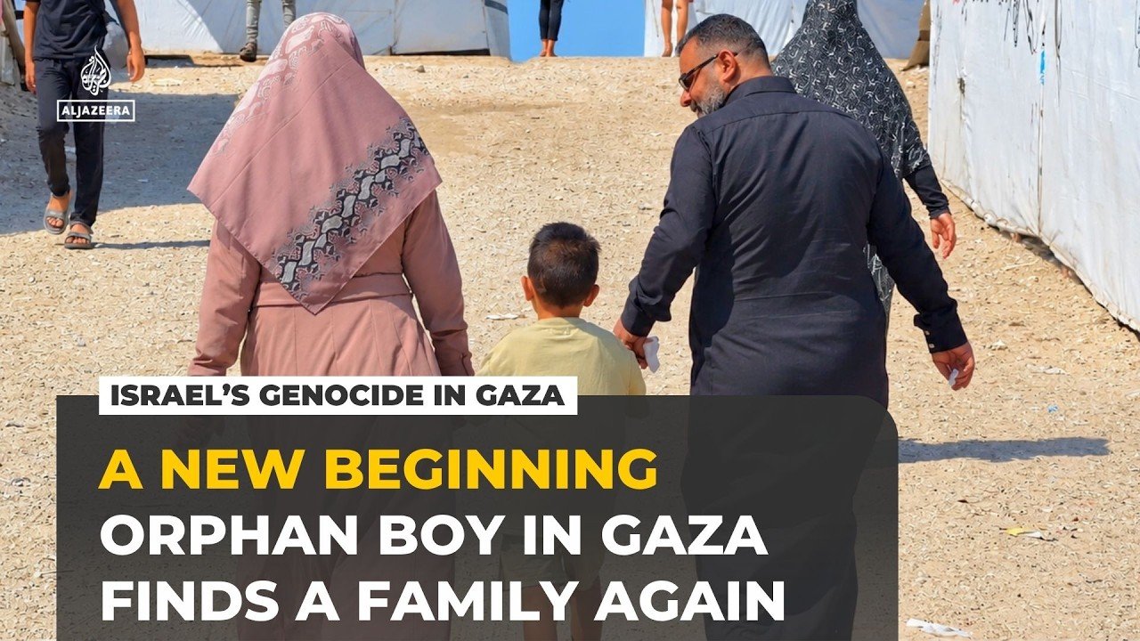 Gaza orphan finds a family again after Israeli attack kills his own