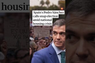 Spain's Pedro Sánchez calls snap election amid national housing crisis