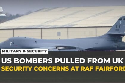 US withdraws all bombers from UK’s Fairford base amid security concerns