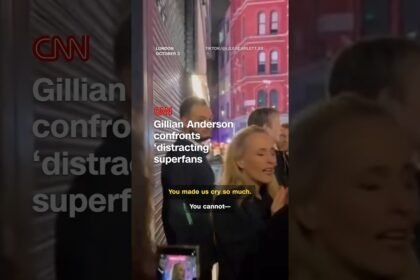 Gillian Anderson confronts ‘distracting’ superfans
