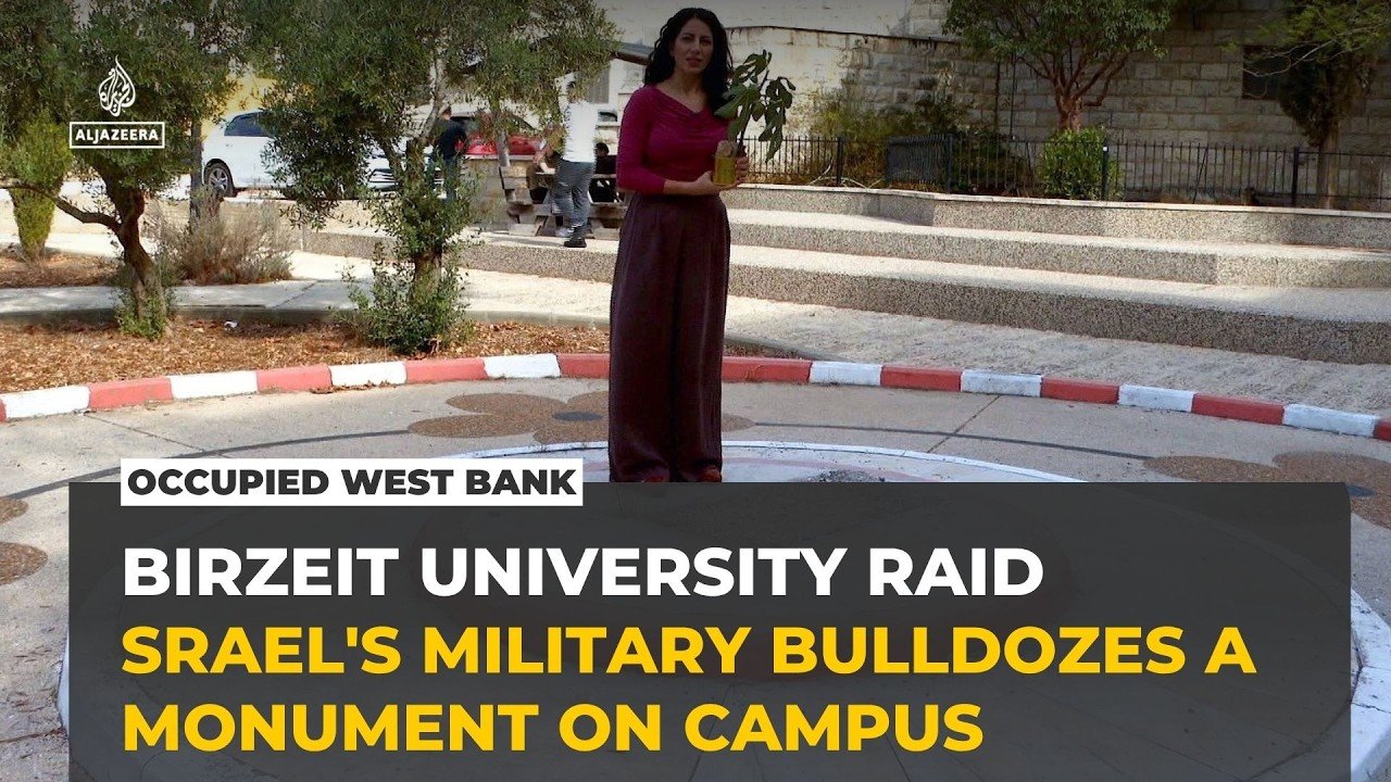 Israeli forces raid Birzeit University and demolish memorial honouring Palestinian students