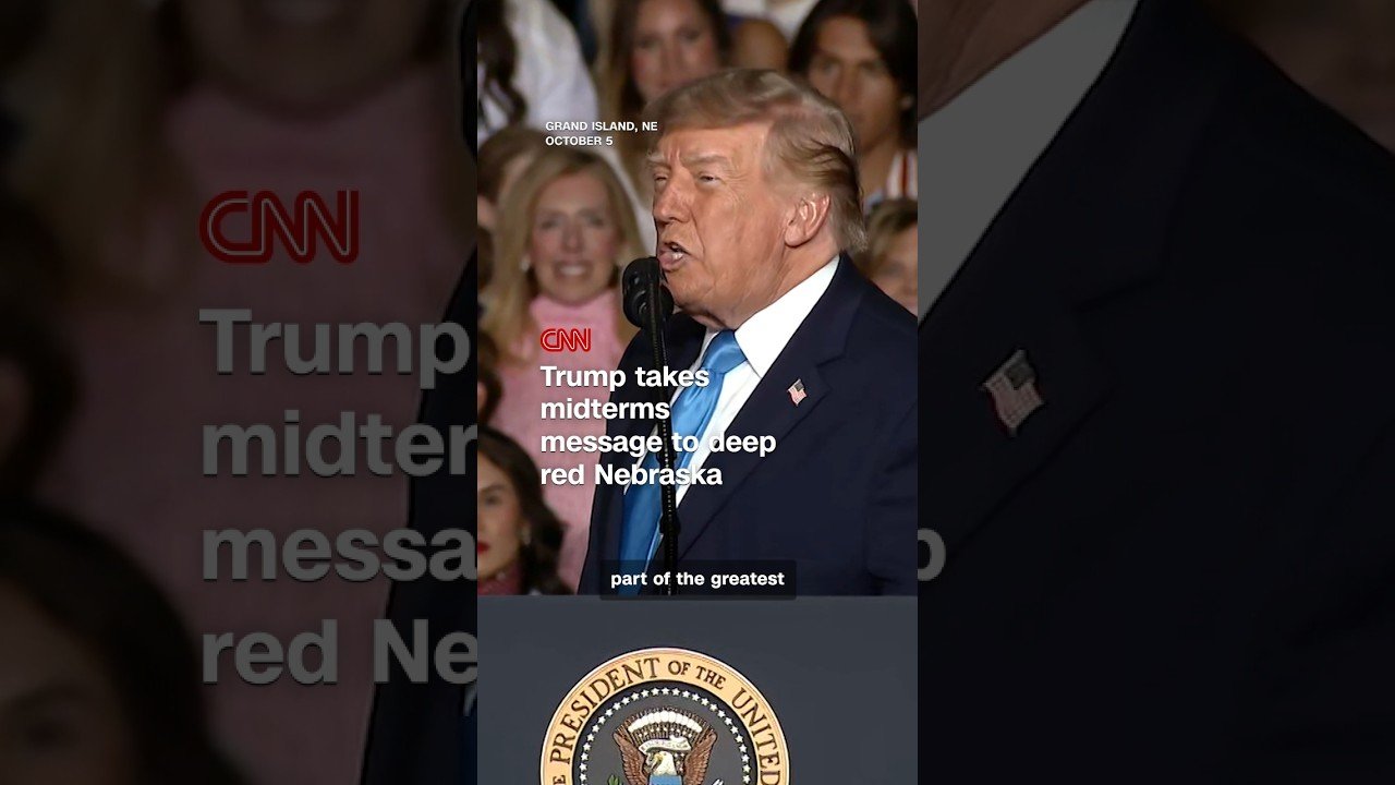 Trump takes midterms message to deep red Nebraska