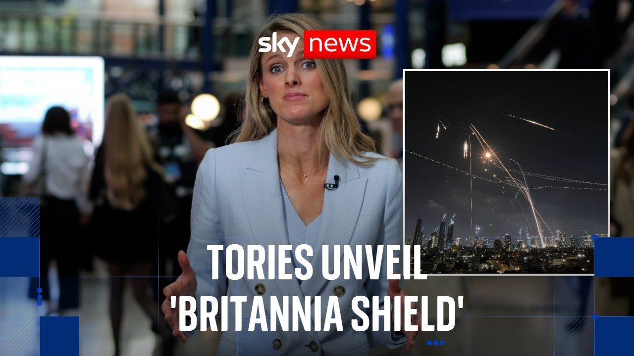 Tories pledge 'Britannia Shield' to defend UK against drone and missile threats
