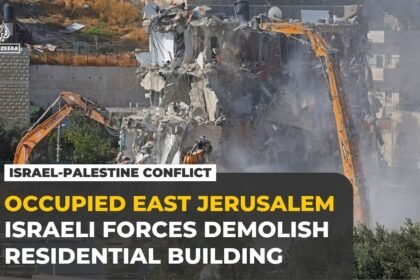 Israeli forces demolish residential building in occupied East Jerusalem