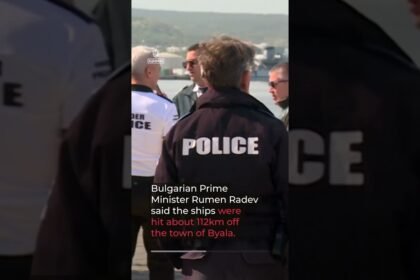 Ship sinks off Bulgaria after drone attack in Black Sea