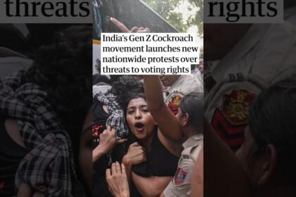 India's Gen Z Cockroach movement launches new nationwide protests over threats to voting rights