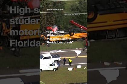 High school student and motorist killed in Florida bus crash