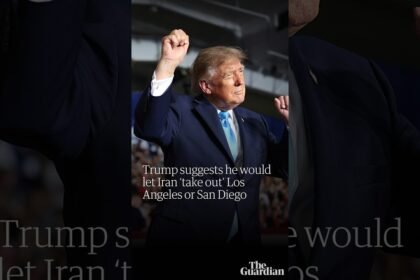 Trump suggests he would let Iran 'take out' Los Angeles or San Diego