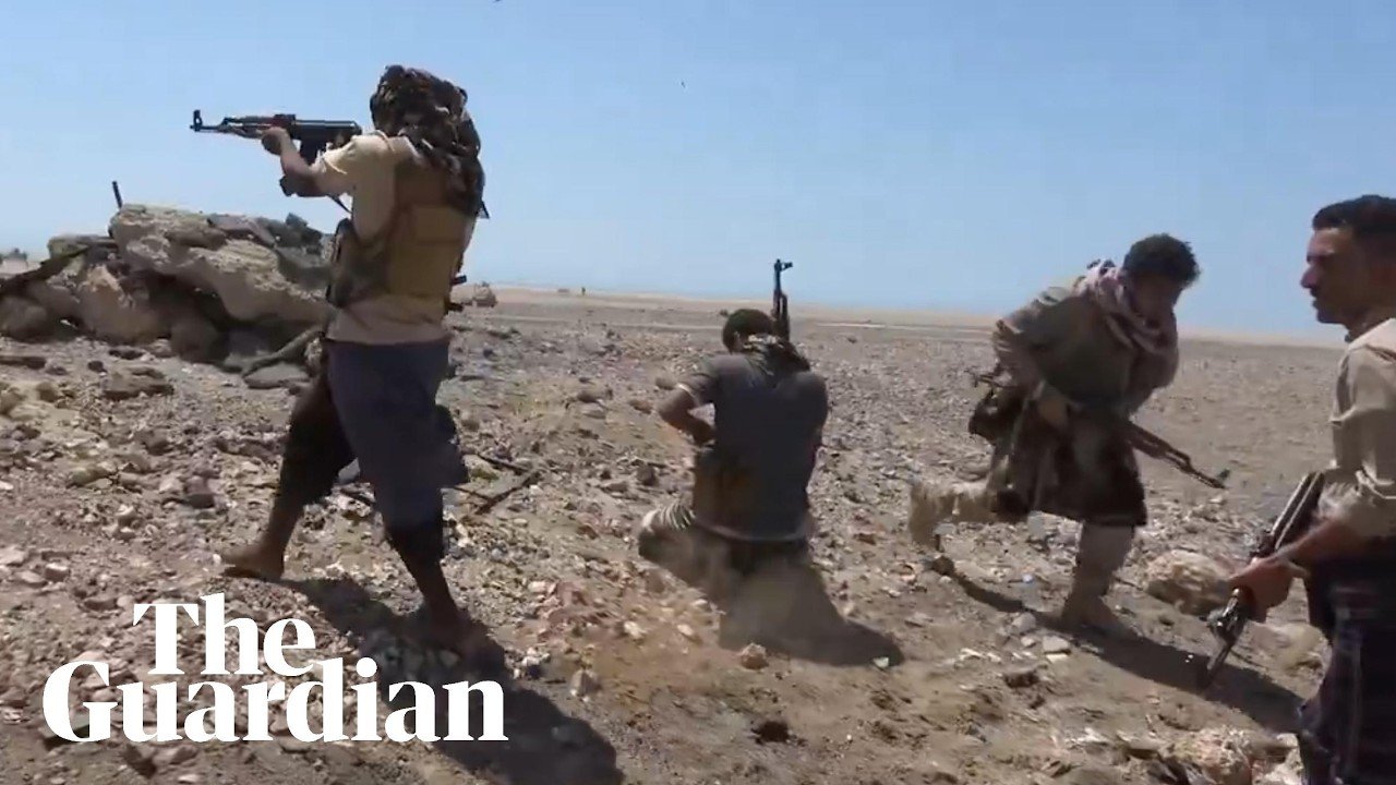 Footage shows Saudi-backed government forces near Houthi captured territories