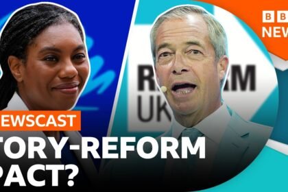 Why Kemi Badenoch's Conservatives won't make a pact with Nigel Farage's Reform UK? | BBC Newscast