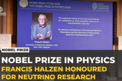 Francis Halzen wins 2026 Nobel Prize in Physics for neutrino research