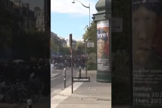 French school protests grow as workers join students